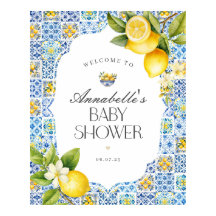 Välkomstskylt för den italienska babyvisaren i Ama