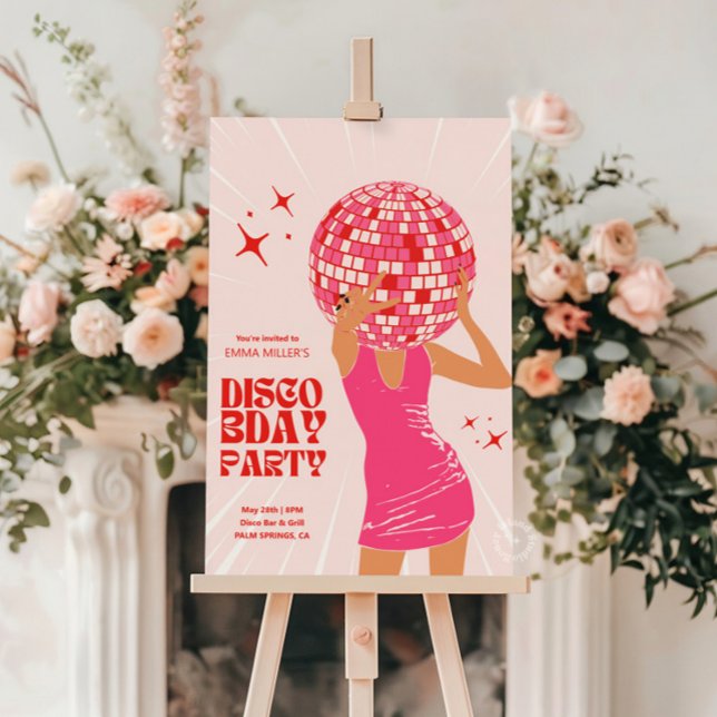 Välkomstskylt för Disco Girl Poster (Skapare uppladdad)