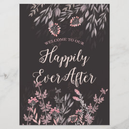 Välkomstskylt för en midsommarnatt