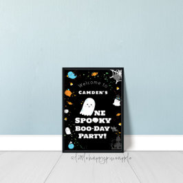 Välkomstskylt för en talesman Första födelsedag Poster