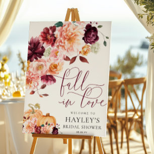 Välkomstskylt för Faye Fall in Kärlek Möhippa Poster