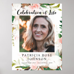 Välkomstskylt för Firande i livets foto Poster