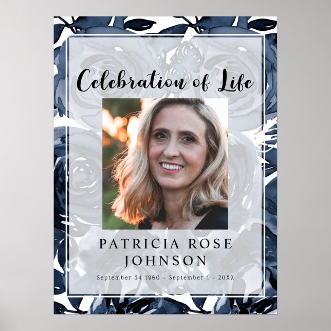 Välkomstskylt för Firande i livets foto Poster (Framsidan)