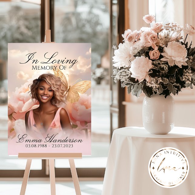 Välkomstskylt för Gyllene fjärilsmemirat Poster (Skapare uppladdad)