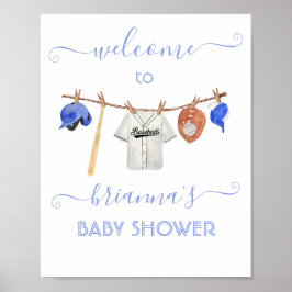 Välkomstskylt för Ljuggare Babystölder Baseball Poster