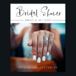 Välkomstskylt för minimalistisk Möhippa med Bild Poster<br><div class="desc">Elegantens enkla välkomsttecken med foto blir underbart för en möhippa. Detta tecken kan lätt vara personlig med bridens bild, namn, datum och ställe eller andra detaljer. Du kan också ändra teckensnittet färg så att det bättre stämmer överens med bild, klicka bara på "Anpassa" och sedan på "Redigera med design verktyg"....</div>