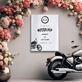 Välkomstskylt för Modern Biker från motorcykel Tem