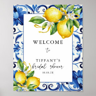 Välkomstskylt för Möhippan Mediterranean Lemons Poster