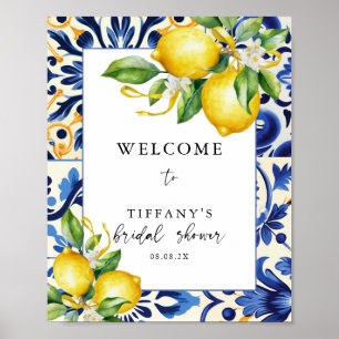 Välkomstskylt för Möhippan Mediterranean Lemons Poster