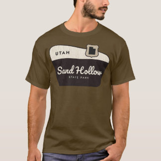 Välkomstskylt för Sand Hollow State Park Utah T Shirt