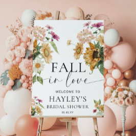 Välkomstskylt för solrosfall i Möhippan Poster