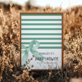 Välkomstskylt för spädningsskö för spädbarn i matf poster