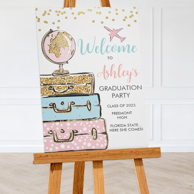 Välkomstskylt för Studenten Travel Suitcase Poster (Skapare uppladdad)