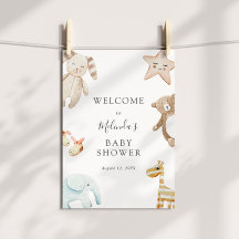 Välkomstskylt för Sweet Vintage Baby Leksak