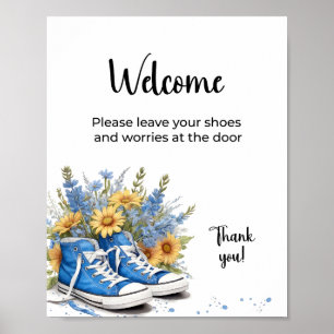 Välkomstskylt för uthyrningsvärd för kort-tid poster