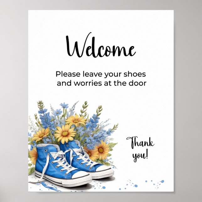 Välkomstskylt för uthyrningsvärd för kort-tid poster (Framsidan)