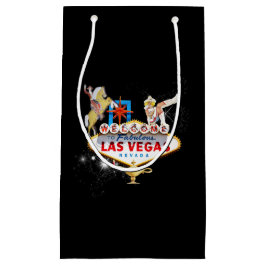 Välkomstskylt i Las Vegas mot stjärnig bakgrund