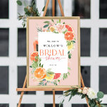 Välkomstskylt Lemon för Tropical Citrus Möhippa Poster<br><div class="desc">Den tropiska citrusfruktsformen har en modern elegant typsnitt (ändra enkelt färgen!) och en bukett av  blommigtar och tropiska citrusfrukter,  inklusive citron,  kalk,  orange,  grapefrukt och papaya! . Se hela samlingen för mer matchande objekt!</div>