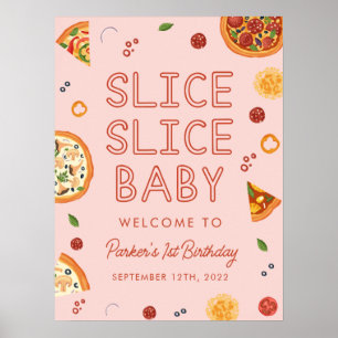 Välkomstskylt om segmentsegmentssegmentet Baby för Poster