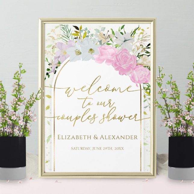 Välkomstskylt Wildblomma i vår Par Poster (Skapare uppladdad)