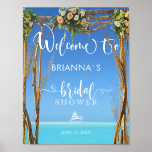 Välkomsttecken   BLOMMIGT BRÖLLOP GRIND MÖHIPPA Poster