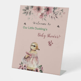 Välkomsttecken | Cute Anka Baby Shower for Girl