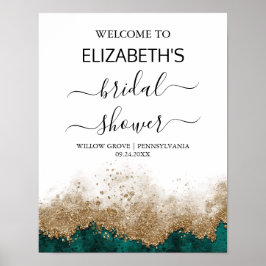 Välkomsttecken för Aqua Guld Beach Möhippa Välkoms Poster