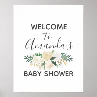 Välkomsttecken för babykläder poster