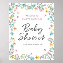 Välkomsttecken för babyvisningsprogram