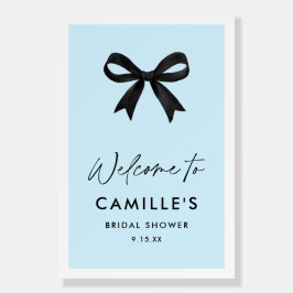 Välkomsttecken för blå Möhippa