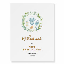 Välkomsttecken för Boho Baby Shower