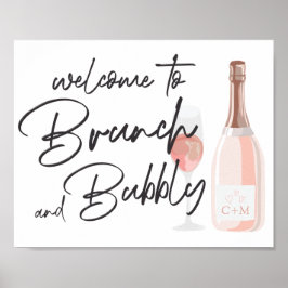 Välkomsttecken för Boho Fiesta Baby Shower Poster