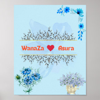 Välkomsttecken för bröllop poster