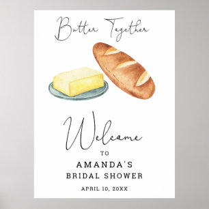 Välkomsttecken för Butter Together Möhippa Poster