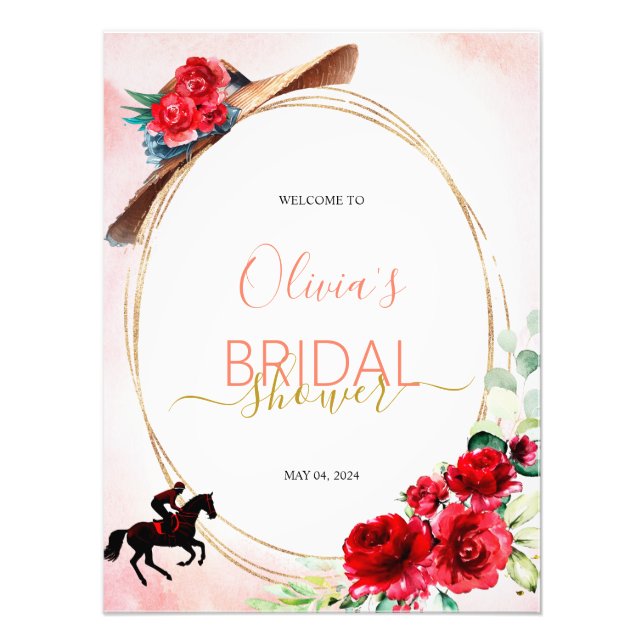 Välkomsttecken för Derby Möhippa Fototryck (Framsidan)