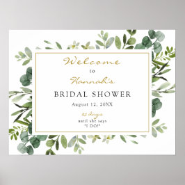 Välkomsttecken för Eucalyptus Möhippa Poster