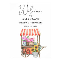 Välkomsttecken för Flower Cart Möhippa