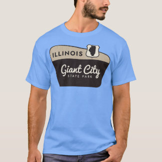 Välkomsttecken för Giant City State Park Illinois T Shirt