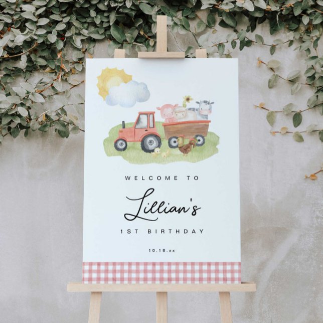 Välkomsttecken för Girl Boskap Poster (Skapare uppladdad)