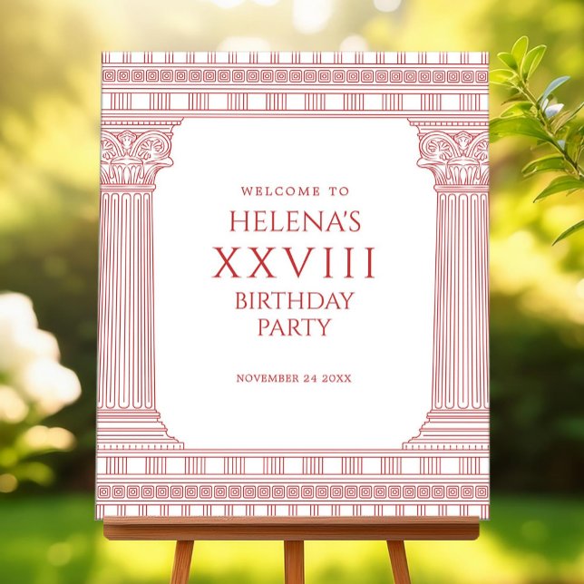 Välkomsttecken för gudinna party poster (Skapare uppladdad)