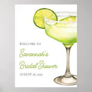 Välkomsttecken för Margs & Matrimony Lime Möhippa Poster