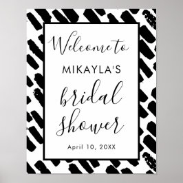 Välkomsttecken för Modern Script Möhippa Poster