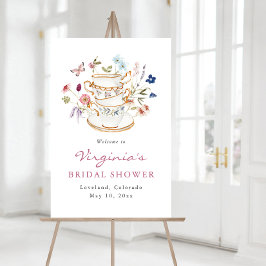 Välkomsttecken för möhippa Tea