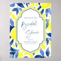 Välkomsttecken för Möhippan Blue Gult Lemons