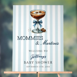 Välkomsttecken för Mommies och Martinis Blue Baby