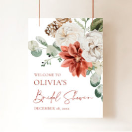 Välkomsttecken för Red Winter-julets Möhippa Poster