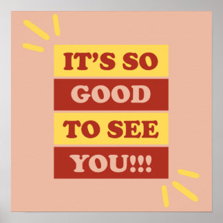 Välkomsttecken för Retro Church/Event Hälsning Poster