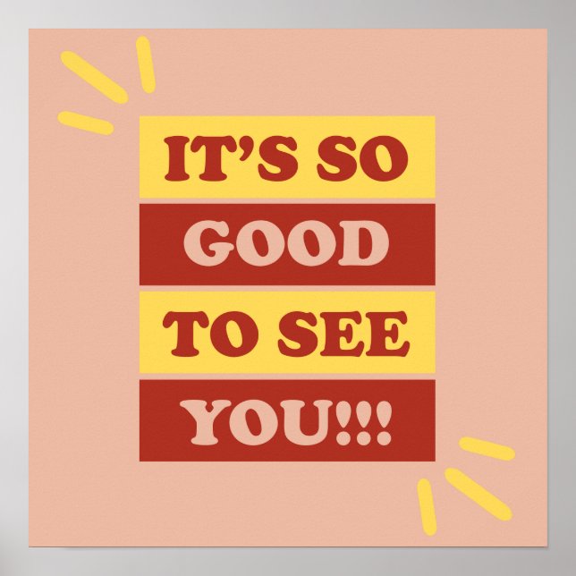 Välkomsttecken för Retro Church/Event Hälsning Poster (Framsidan)