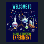 Välkomsttecken för Science Party Poster<br><div class="desc">Välkomna dina små vetenskapsmän till ett fantastiskt vetenskapligt temat barns födelsedag party med vår hälsningsskylt för kemi. Det här fängslande välkomsttecknet har en kemisk design med nyare accenter, som anger perfekten för firande. Vänta vid ingången för att hälsa på dina gäster och få dem upphetsade för en dag fylld med...</div>