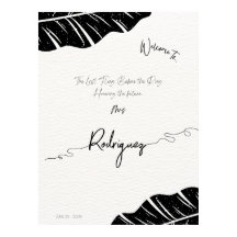 Välkomsttecken för trendigets Möhippa, Anpassade